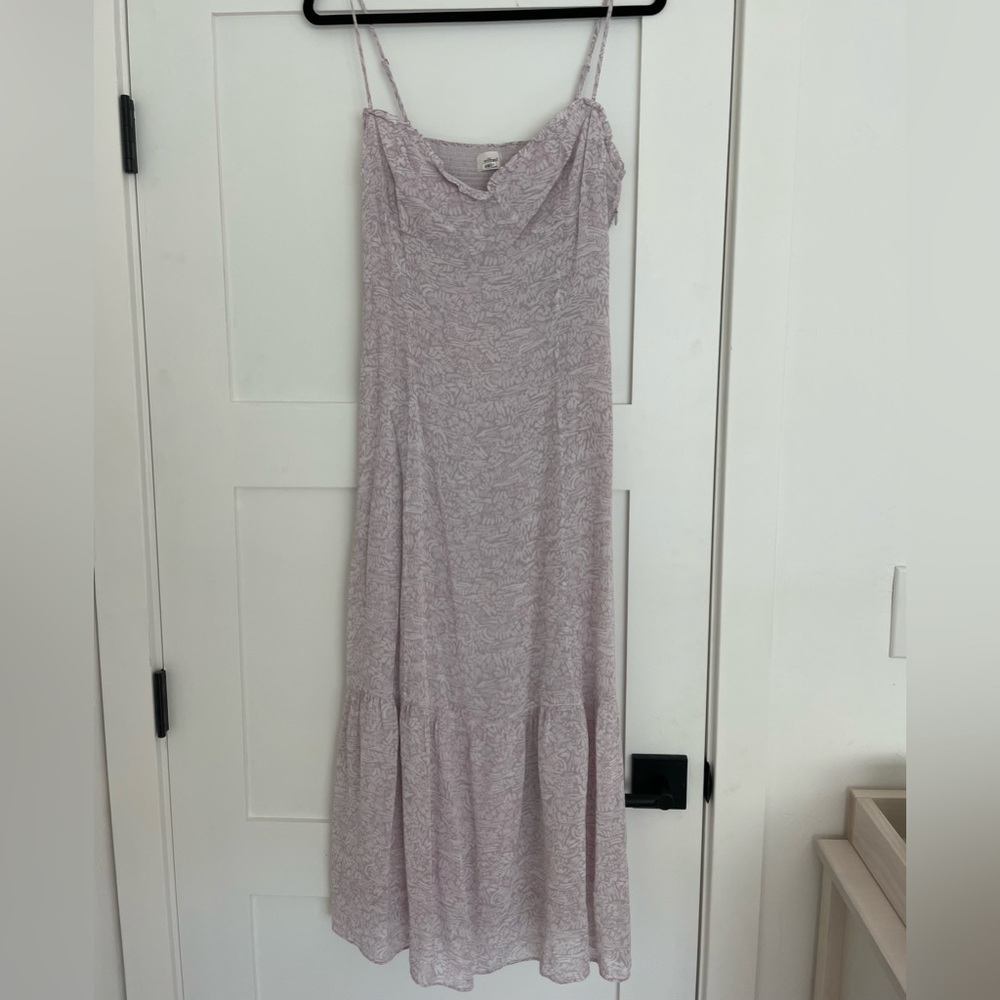 Aritzia Wilfred Broadway Ruffle Maxi Dress